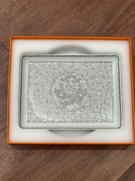 hermes trays for sale|Hermes mosaique tray.